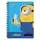 Блокнот на спирали с резинкой А5 YES Minions 2 151774 80 листов