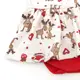 Боди-платье для девочки с крылышками и повязкой с оленями Christmas reindeer