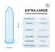 Презервативы увеличенной ширины Love Match - Extra Large (по 1 шт)
