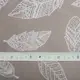 Ткань плательная атлас шелк листок беж