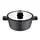 Каструля з кришкою Bergner Ion BG-35802-BK 28 см 6 л чорна