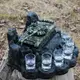Наливатор алкоголя Танк Т-72 со стелой на 7 рюмок, Автобармен