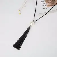 Модная подвеска с кисточкой код 1062