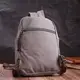 Оригинальная сумка-рюкзак с двумя отделениями из плотного текстиля Vintage 22161 Серый