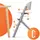 Стульчик для кормления Kinderkraft Igee Cloudy Grey KHIGEE00GRY0000