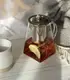 Стильный стеклянный чайник-заварник 750 мл. Термостойкие до 500 градусов