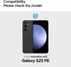 Защитное стекло Spigen для Samsung Galaxy S23 FE - ALIGNmaster (2 шт), Clear (AGL06986)