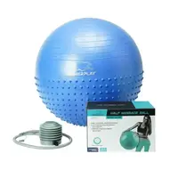 Мяч для фитнеса PowerPlay 4003 с насосом, 65 см, Lilac
