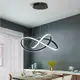 Люстра светодиодная подвесная LED светильник для квартиры на потолок лэд 26995 Черный 40-140х100х100 см.
