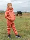 Детский теплый костюм из ткани тринитка