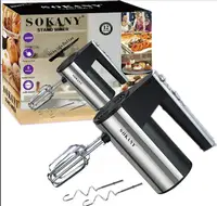 Миксер Sokany CX-6619 на 5 скоростей 300 Вт