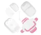 Ланч бокс с подогревом LunchBox от сети 220 В с двумя контейнерами Pink (90489)