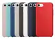 Чехол для iPhone SE 2022 / SE 2020 / 8 / 7 - Cиликоновый с микрофиброй (Лого), Разные цвета