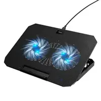 Куллер для Ноутбука HOCO Jade laptop cooling stand GA4 |12-17", RGB, 7 level, 2 Fans|