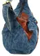 Женская джинсовая сумка Fashion jeans bag синяя