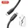 Кабель для быстрой зарядки и синхронизации USB XO NB-Q233B Type-C - Type-C 60W 1М Черный