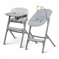 Стульчик для кормления с шезлонгом Kinderkraft Igee Calmee Cloudy Grey KHIGCA00GRY0000