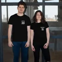 Футболки парные "Better together" персонализированные, XXL, XXL