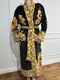 Кимоно женское из плюшевого велюра Golden Blossom 29474 3XL