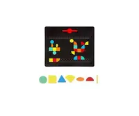 Детская доска магнитная Drawing Board, 2 вида, магнитная игра, мозаика. Multicolor (120704)