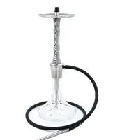 Кальян на 1 персону из дерева и нержавеющей стали Кальян на 1 трубку Totem Hookah Idol Brushed Traditional