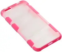 Чохол-накладка TOTO TPU+PC+PU case iPhone 6/6s Rose/Red