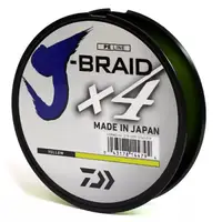 Шнур Daiwa J-Braid X4E 0.33мм-135м Yellow / (720474 / 12740-033)
