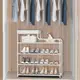 Напольный стеллаж для обуви CLOTHES RACK ∙ Полка - органайзер в прихожую для хранения обуви