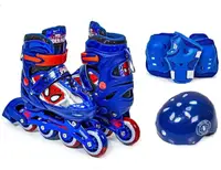 Комплект роликов "Spider Man". Dark Blue (размер 27-30) 335178059