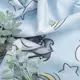 Ткань бязь ранфорс для постельного белья, хлопок, 130 гр/м2, 240 см 8919 Единорог голубой