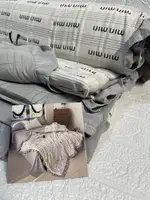Постільна білизна євро з літньою ковдрою з мусліну Colorful Home Print 7 20233 220х240 см
