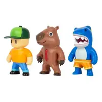 Набор фигурок  "STUMBLE GUYS -МЕГАЛОДОН, МИСТЕР СТАМБЛ, КАПИБАРА"