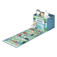 Інтерактивна коробка для зберігання дитяча Fabrika Playground, 38.0×30.0×30.00 см Інтерактивна коробка для зберігання дитяча Fabrika Car Track