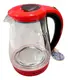 Электрочайник Hoffmans стекло 2,0L HM-2537 • Стеклянный электрочайник дисковый 2000W