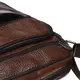 Мужская кожаная сумка через плечо Borsa Leather K18490-brown