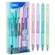 Ручка кулькова Deli EQ199-BL синя Xtream 0,7 автом, гумов грип, асс корпус, 12 штук