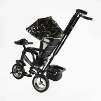 Дитячий велосипед 3-х колісний BestTrike 6588 поворотне сидіння фара музична. Black (165668)