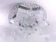 Люстра светодиодная потолочная LED светильник для квартиры на потолок лэд 25351 Хром 20х40х40 см.