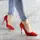 Туфли женские Fashion Vassel 2445 39 размер 24,5 см Красный