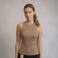 Майка женский рубчик Fashion 20549 горчичная
