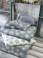 Півтораспальна Постільна білизна Фланель Belizza Christmas v3 160х220см