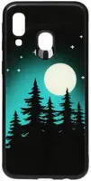 Чехол-накладка TOTO Night Light Print Glass Case Samsung Galaxy A40 Full Moon