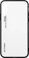 Чехол-накладка TOTO Gradient Glass Case Apple iPhone X White