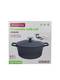 Кастрюля с крышкой Kamille Dublin KM4462 28х12 см 6.5 л черная