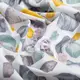 Ткань бязь ранфорс для постельного белья, хлопок, 130 гр/м2, 240 см 25312 камни графит