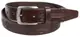 Мужской кожаный ремень для брюк Skipper 1453-33 коричневый