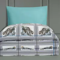 Комплект постільної білизни 200х220 см Сатин-люкс Mona Fashionable Arya AR-TR1004063