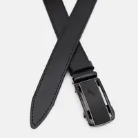 Чоловічий шкіряний ремінь Borsa Leather 115v1genav38-black