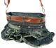 Джинсовая сумка в форме женской юбки Fashion jeans bag темно-синяя