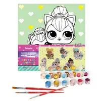 Картина за номерами "L. O. L. Surprise! TroopSurprise Kitty Queen With Kitty" 40х40 см